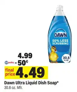 Meijer Dawn Ultra Liquid Dish Soap offer
