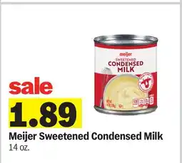Meijer Meijer Sweetened Condensed Milk offer
