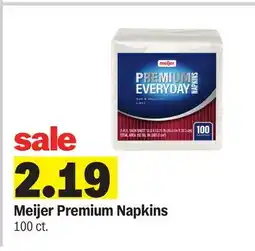 Meijer Meijer Premium Napkins offer