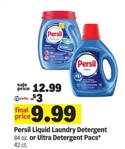 Meijer Persil Liquid Laundry Detergent 84 oz. or Ultra Detergent Pacs 42 ct offer