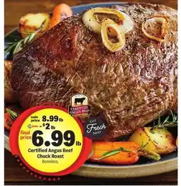 Meijer Certified Angus Beef Chuck Roast offer