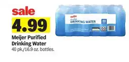 Meijer Meijer Purified Drinking Water offer