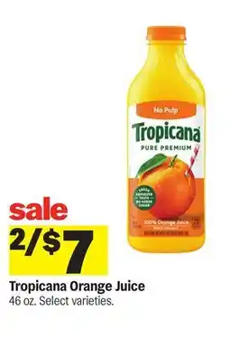 Meijer Tropicana Orange Juice offer
