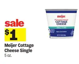 Meijer Meijer Cottage Cheese Single offer