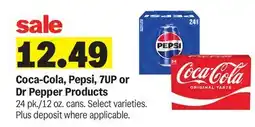 Meijer Coca-Cola, Pepsi, 7UP or Dr Pepper Products offer