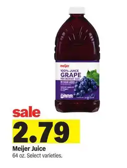 Meijer Meijer Juice offer