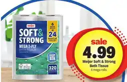Meijer Meijer Soft & Strong Bath Tissue offer