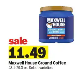 Meijer Maxwell House Ground Coffee offer