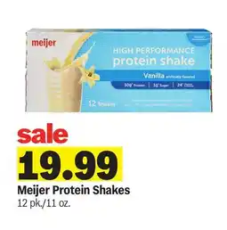 Meijer Meijer Protein Shakes offer