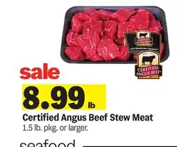 Meijer Certified Angus Beef Stew Meat offer