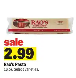 Meijer Rao's Pasta offer