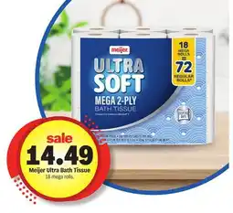 Meijer Meijer Ultra Bath Tissue offer