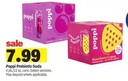 Meijer Poppi Prebiotic Soda offer
