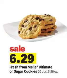 Meijer Fresh from Meijer Ultimate or Sugar Cookies offer