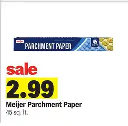 Meijer Meijer Parchment Paper offer