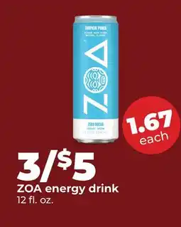 Hy-Vee ZOA energy drink offer
