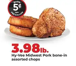 Hy-Vee Hy-Vee Midwest Pork bone-in assorted chops offer