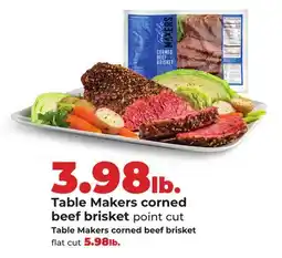 Hy-Vee Table Makers corned beef brisket offer