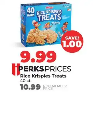 Hy-Vee Rice Krispies Treats offer