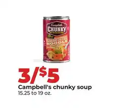 Hy-Vee Campbell's chunky soup offer