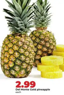 Hy-Vee Del Monte Gold pineapple offer