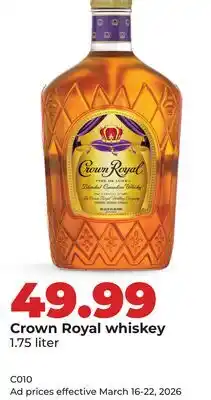 Hy-Vee Crown Royal whiskey offer