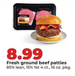 Hy-Vee Fresh ground beef patties offer