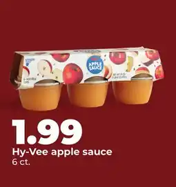 Hy-Vee Hy-Vee apple sauce offer