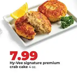 Hy-Vee Hy-Vee signature premium crab cake offer