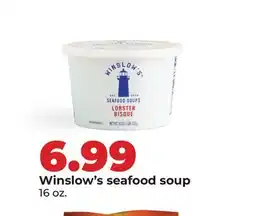 Hy-Vee Winslow's seafood soup offer