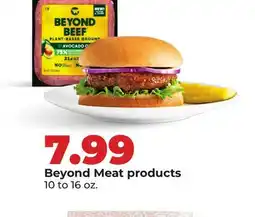 Hy-Vee Beyond Meat products offer
