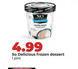 Hy-Vee So Delicious frozen dessert offer