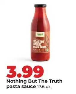 Hy-Vee Nothing But The Truth pasta sauce offer