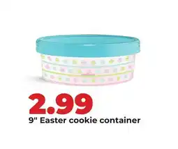 Hy-Vee 9 Easter cookie container offer
