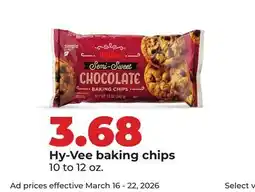 Hy-Vee Hy-Vee baking chips offer
