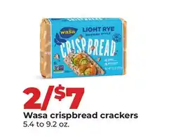 Hy-Vee Wasa crispbread crackers offer
