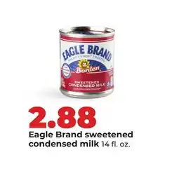 Hy-Vee Eagle Brand sweetened condensed milk offer