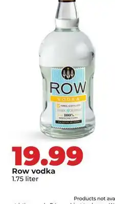 Hy-Vee Row vodka offer
