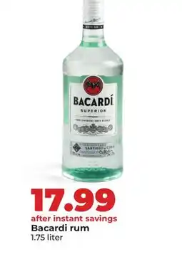 Hy-Vee Bacardi rum offer