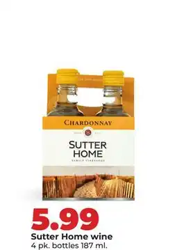 Hy-Vee Sutter Home wine offer