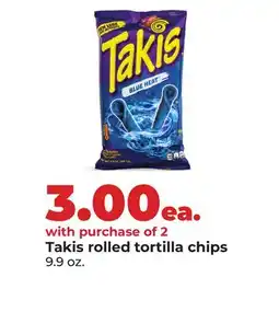 Hy-Vee Takis rolled tortilla chips offer
