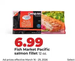 Hy-Vee Fish Market Pacific salmon fillet offer