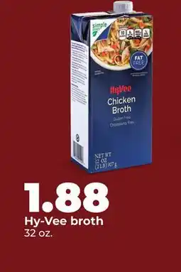 Hy-Vee Hy-Vee broth offer