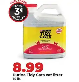 Hy-Vee Purina Tidy Cats cat litter offer