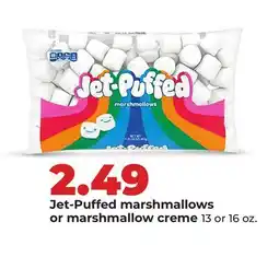 Hy-Vee Jet-Puffed marshmallows or marshmallow creme offer