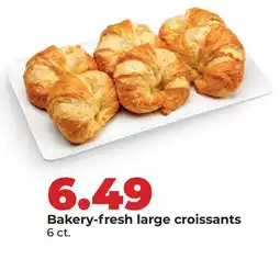 Hy-Vee Bakery-fresh large croissants offer