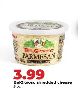 Hy-Vee BelGioioso shredded cheese offer