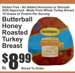 Almonte's Food Dynasty Marketplace Butterball Honey Roasted Turkey Breast offer