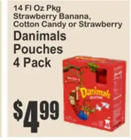 Almonte's Food Dynasty Marketplace Danimals Pouches offer