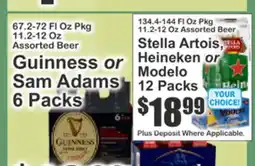 Almonte's Food Dynasty Marketplace Guinness or Heineken Samplers offer